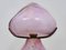 Mushroom Lampe aus Hellrosa Glas von Georges Castellino, 1970er 6