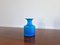 Carnaby Vases in Blue Glass by Per Lütken for Holmegaard, Denmark, 1960s, Set of 3 6