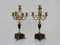 Napoleon III Candelabras with 5 Bronze Branches and Marble, 1890s, Set of 2 2