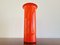 Rainbow Vase in Orange and White Glass by Michael Bang for Holmegaard, Denmark, 1970s 2