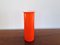 Rainbow Vase aus Orangefarbenem & Weißem Glas von Michael Bang für Holmegaard, Denmark, 1970er 1