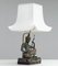 Table Lamp with Phra Aphai Mani Figurine in Gilt Bronze, 1970s, Image 3