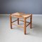 Stool in Wood and Rush, 1960s-1970s, Image 1