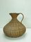 Mid-Century French Woven Rattan Vase, 1950s, Image 9