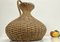 Mid-Century French Woven Rattan Vase, 1950s 7