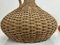 Mid-Century French Woven Rattan Vase, 1950s 15