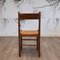 French Wood and Rope Dining Chairs, 1970s, Set of 4 10