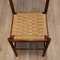 French Wood and Rope Dining Chairs, 1970s, Set of 4 12