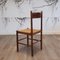 French Wood and Rope Dining Chairs, 1970s, Set of 4, Image 9