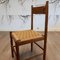 French Wood and Rope Dining Chairs, 1970s, Set of 4 11