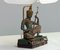 Asiatische Vintage Tischlampen mit Bronze / Vergoldeten Statuen von Phra Aphai Mani, 1970er, 2er Set 11