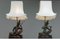 Vintage Asian Table Lamps with Bronze / Gild Statues of Phra Aphai Mani, 1970s, Set of 2, Image 4