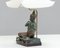 Asiatische Vintage Tischlampen mit Bronze / Vergoldeten Statuen von Phra Aphai Mani, 1970er, 2er Set 7