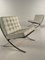 Poltrone Barcelona di Ludwig Mies van der Rohe per Knoll Inc./Knoll International, anni '30, set di 2, Immagine 2