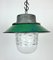 Industrial Green Enamel and Cast Iron Pendant Light, 1960s, Image 6