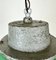 Industrial Green Enamel and Cast Iron Pendant Light, 1960s, Image 3