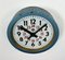 Industrial Factory Blue Wall Clock from Siemens, 1960s, Image 4