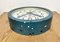 Industrial Factory Blue Wall Clock from Siemens, 1960s 12