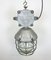 Large Industrial Cast Aluminium Cage Pendant Light, 1970s 9