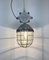 Large Industrial Cast Aluminium Cage Pendant Light, 1970s 15