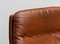 Brown Handstitched Leather Swivel Chair by Arne Norell for Vatne Norway, 1960s, Image 3