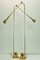 Mid-Century Brass Floor Reading Lamps from VLS, Germany, 1960s, Set of 2, Image 3