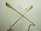 Mid-Century Brass Floor Reading Lamps from VLS, Germany, 1960s, Set of 2, Image 10