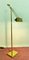 Lampada da terra con contrappeso in ottone di Hilleband, anni '70, Immagine 11
