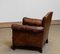 English Bottom Back Tan Brown Nailed Cigar / Club Chair, 1920s, Image 7