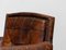 English Bottom Back Tan Brown Nailed Cigar / Club Chair, 1920s 12