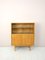 Holzschrank mit Vitrine, 1950er 1