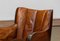 Club chair in pelle patinata marrone chiaro nello stile di Fritz Hansen, anni '30, Immagine 4