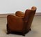 Club Chair in Tan Brown Patinated Leather in the style of Fritz Hansen, 1930s 8