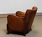 Club Chair in Tan Brown Patinated Leather in the style of Fritz Hansen, 1930s, Image 8