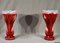19th Century Earthenware Vases by Digoin Sarreguemines, Set of 2 14