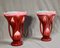 19th Century Earthenware Vases by Digoin Sarreguemines, Set of 2 2