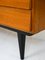 Skandinavisches Sideboard mit schwarzen Details, 1960er 9