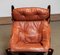 Cognac Leather Luna Lounge Chair by Odd Knutsen for Hjellegjerde Møbler, 1970s, Image 4