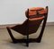 Cognac Leather Luna Lounge Chair by Odd Knutsen for Hjellegjerde Møbler, 1970s 7