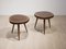 Tree Trunk Slice Side Tables in Mahogany, 1952, Set of 2, Image 9