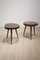 Tree Trunk Slice Side Tables in Mahogany, 1952, Set of 2, Image 8