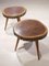 Tree Trunk Slice Side Tables in Mahogany, 1952, Set of 2, Image 2