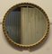 Decorative Bevelled Gilt Round Wall Mirror, 1950s 1