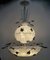 Lámpara de araña de cristal de Murano con flores atribuida a Barovier, años 70, Imagen 5