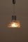Lampada da soffitto in vetro ghiacciato di Egon Hillebrand per Hillebrand Lighting, Germania, anni '60, Immagine 2