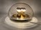 German Half-Spherical Ceiling Lamp in Bubble Glass from Glashütte Limburg, 1960s 11