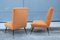 Chaises de Chambre en Velours Orange par Gigi Root pour Minotti, 1950s, Set de 2 8