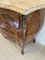 Antique French Victorian Parquetry Marble Top Commode, 1880s, Image 11