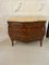 Antique French Victorian Parquetry Marble Top Commode, 1880s 4