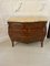 Antique French Victorian Parquetry Marble Top Commode, 1880s, Image 4